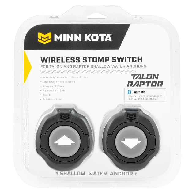 Raptor and Talon Wireless Stomp Switch - Bluetooth - Minn Kota Raptor and Talon Wireless Stomp Switch - Bluetooth - Minn Kota