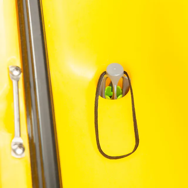 Long Scupper Valve inside scupper on kayak