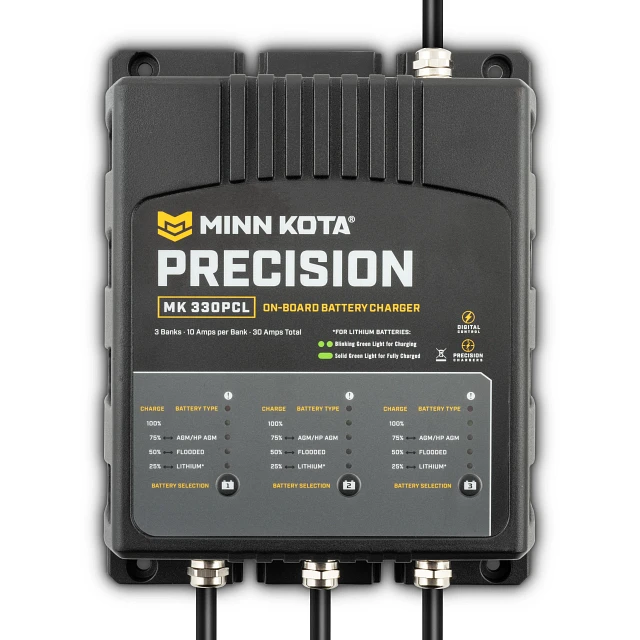 Precision On-Board MK 330 PCL Battery Charger top view