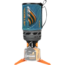 Fully Assembled Jetboil Flash 1.0L Ocean Topo Fast Boil System with Ready Heat Indicator