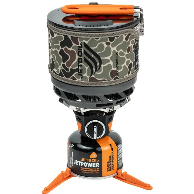 Fully assembled TrailCook 1.2L with handle folded