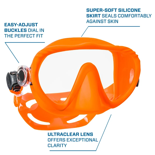 Ghost Dive Mask, Orange