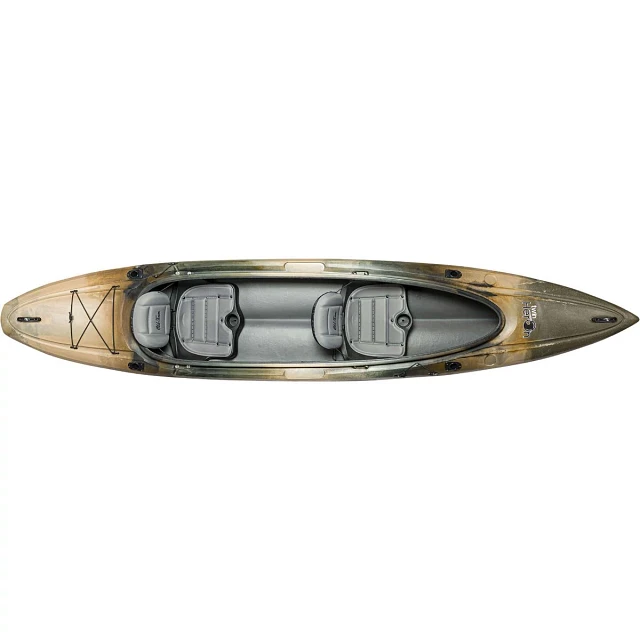 Top View of Twin Heron - Brown Camo