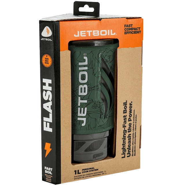 Jetboil Wild Flash Cooking System in packaging