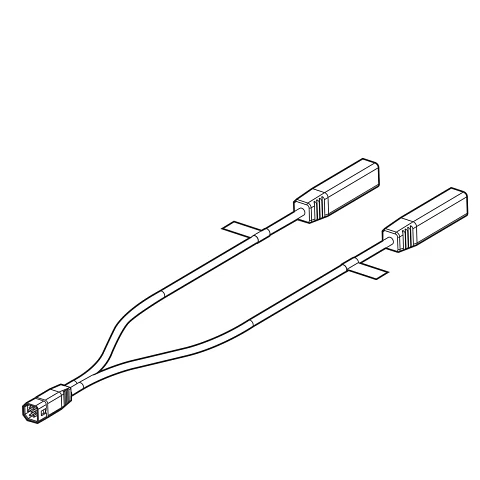 9 M SILR Y - 9-Pin MEGA & Non-MEGA SI Left/Right Splitter Cable
