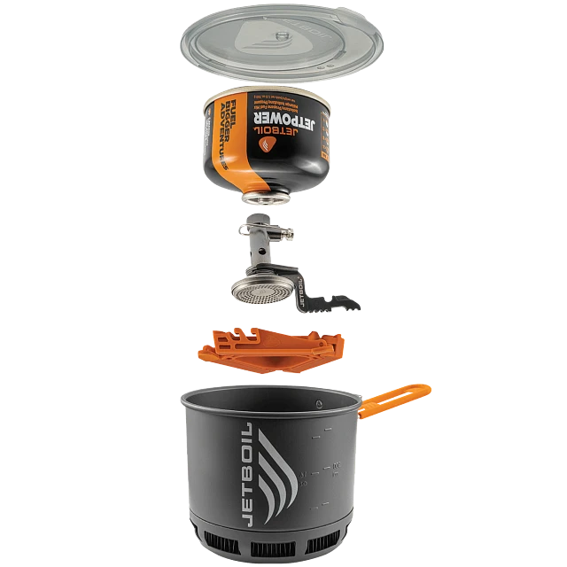 Jetboil Stash Cooking System packability graphic