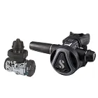 Ensemble de détendeur de plongée avec premier étage MK17 EVO 2 DIN 300 et deuxième étage C370 en noir et graphite