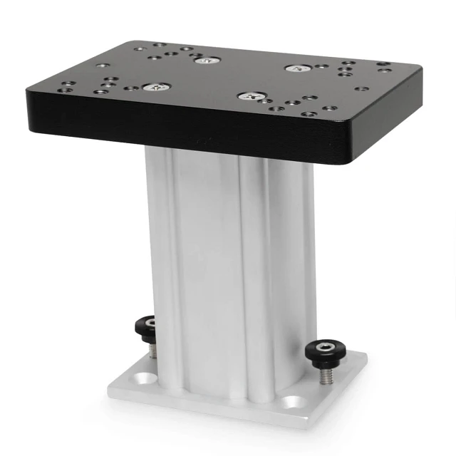 6-inch aluminum fixed base pedestal mount
