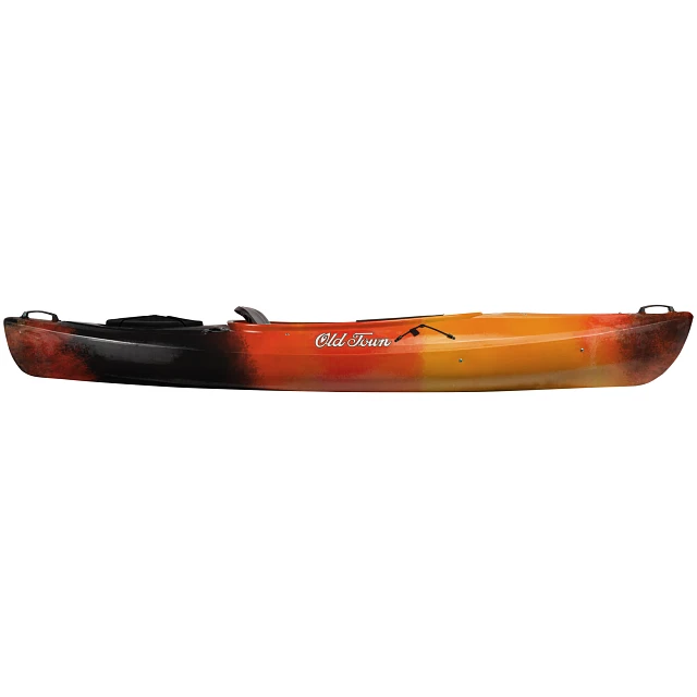 Old Town Heron 9XT lava Recreational Kayak - Side View